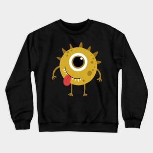 Yellow Monster Crewneck Sweatshirt